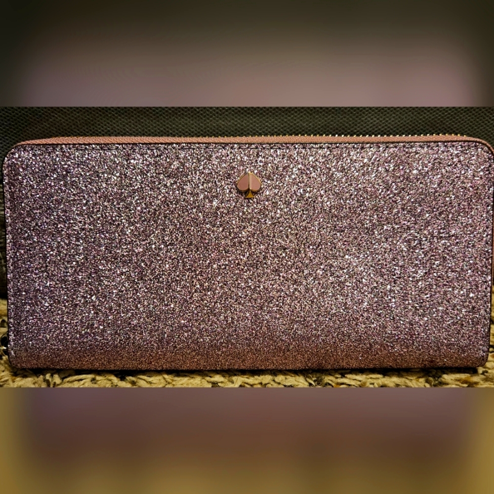 Kate Spade Sparkle Wallet - Purple